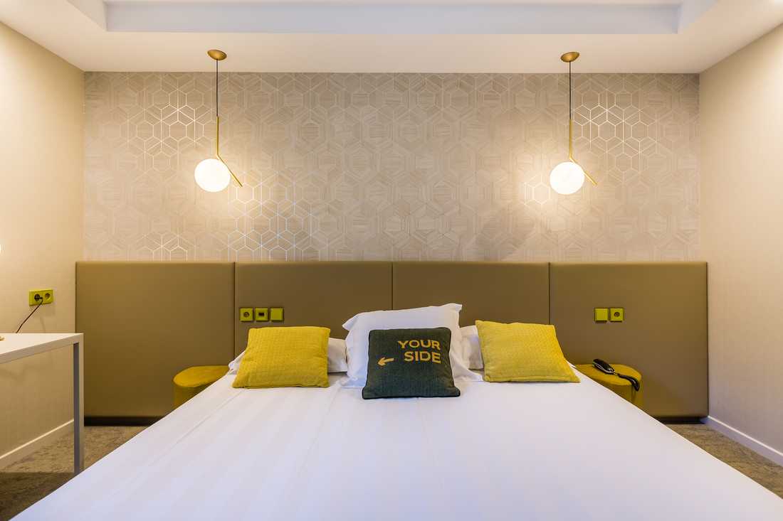 Décoration dans un chambre d'hôtel de luxe