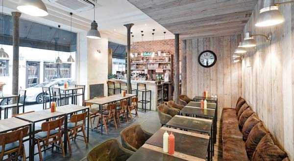 Aménagement d'un restaurant de burgers à Strasbourg