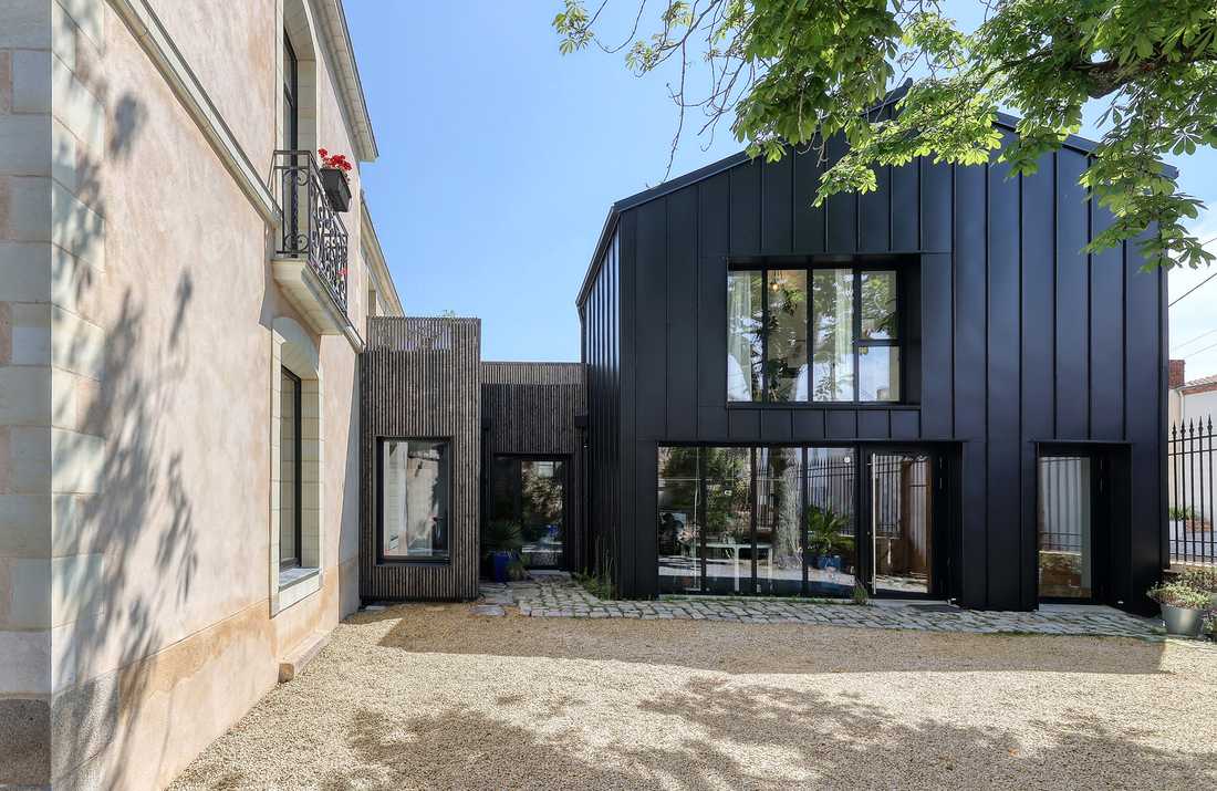 Extension d'une maison ancienne du 19e siècle par un architecte d'intérieur à Strasbourg
