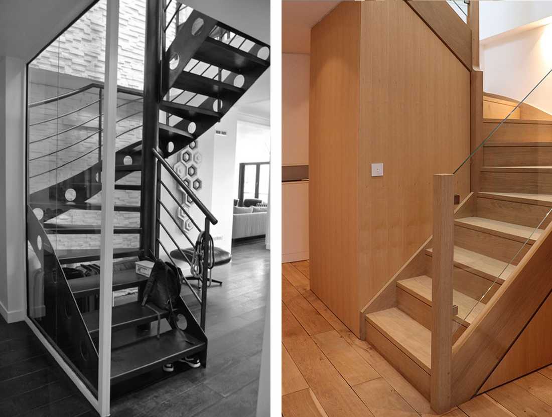 Remplacement d'un escalier interieur par un architecte à Strasbourg