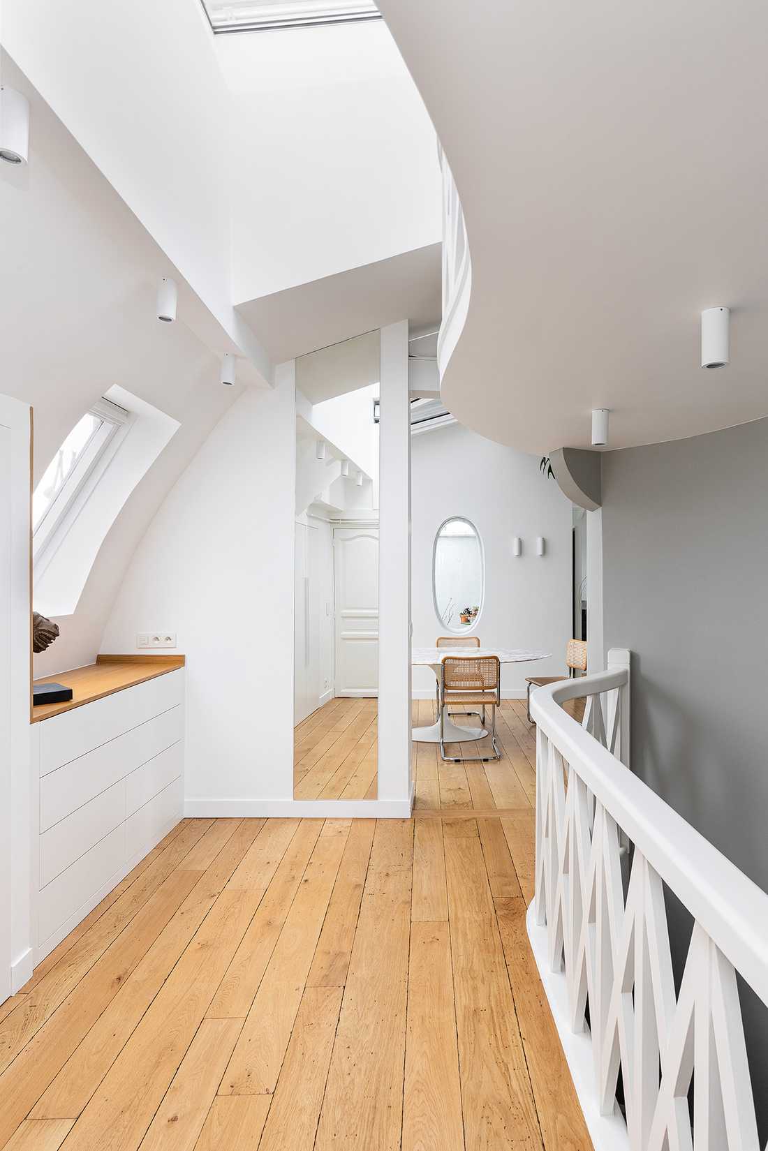 Palier à l'étage de l'appartement