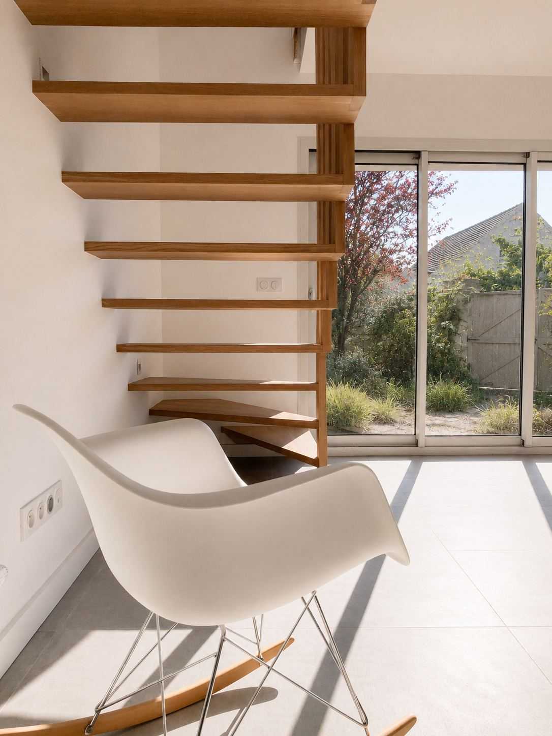 Escalier du rez-de-chaussée de la maison