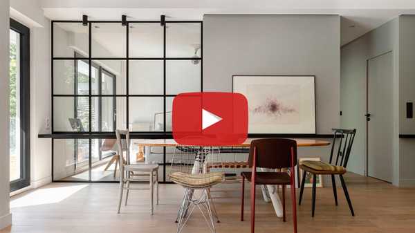 Vidéo de présentation de la rénovation complète et la restructuration d'un appartement de 78m² par un architecte d'intérieur..