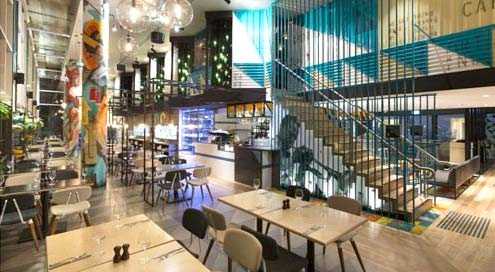 Photos avant aprés de l'aménagement d'un restaurant par un architecte d'intérieur