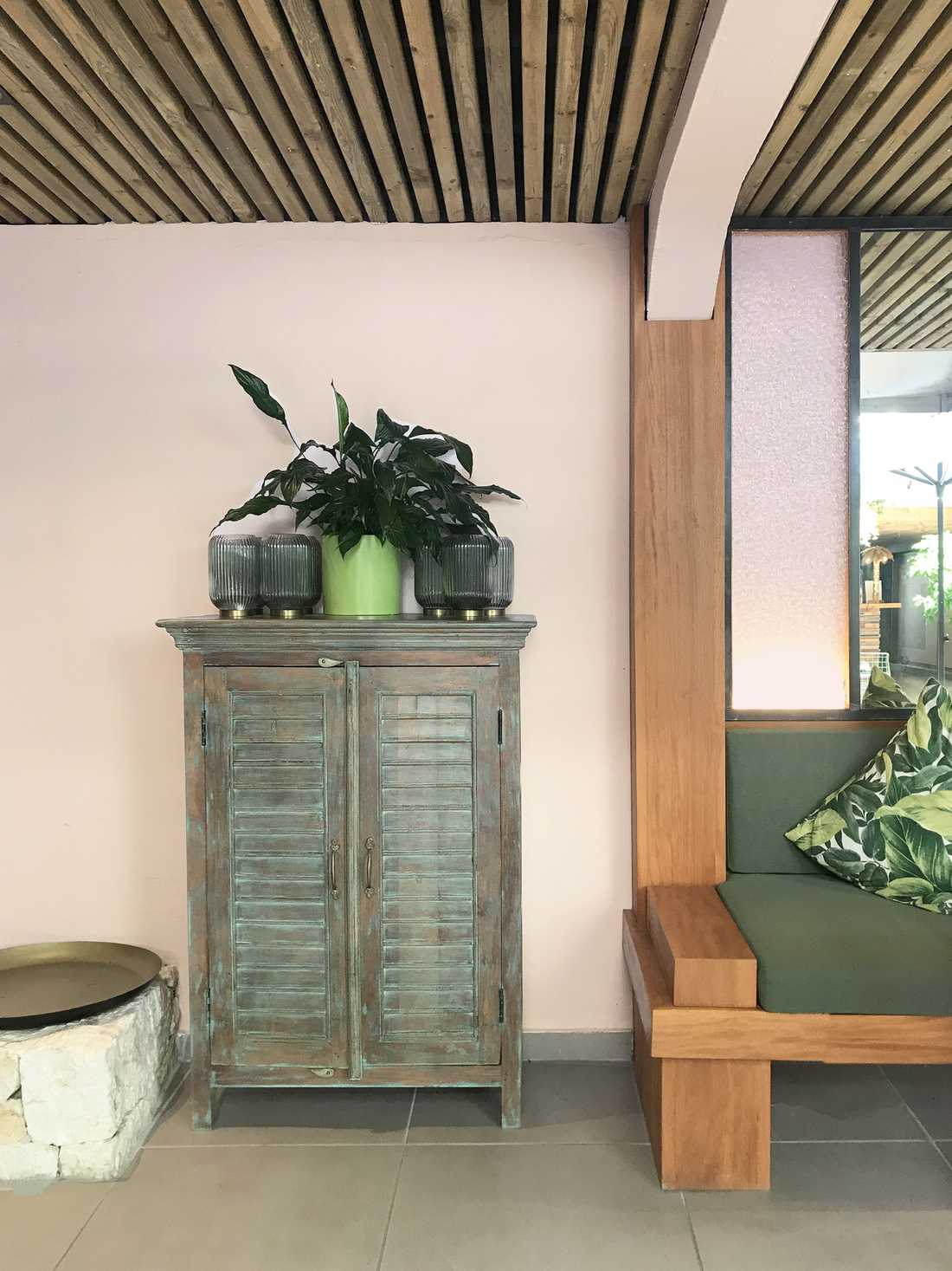 Décoration intérieur d'un restaurant exotique à Strasbourg