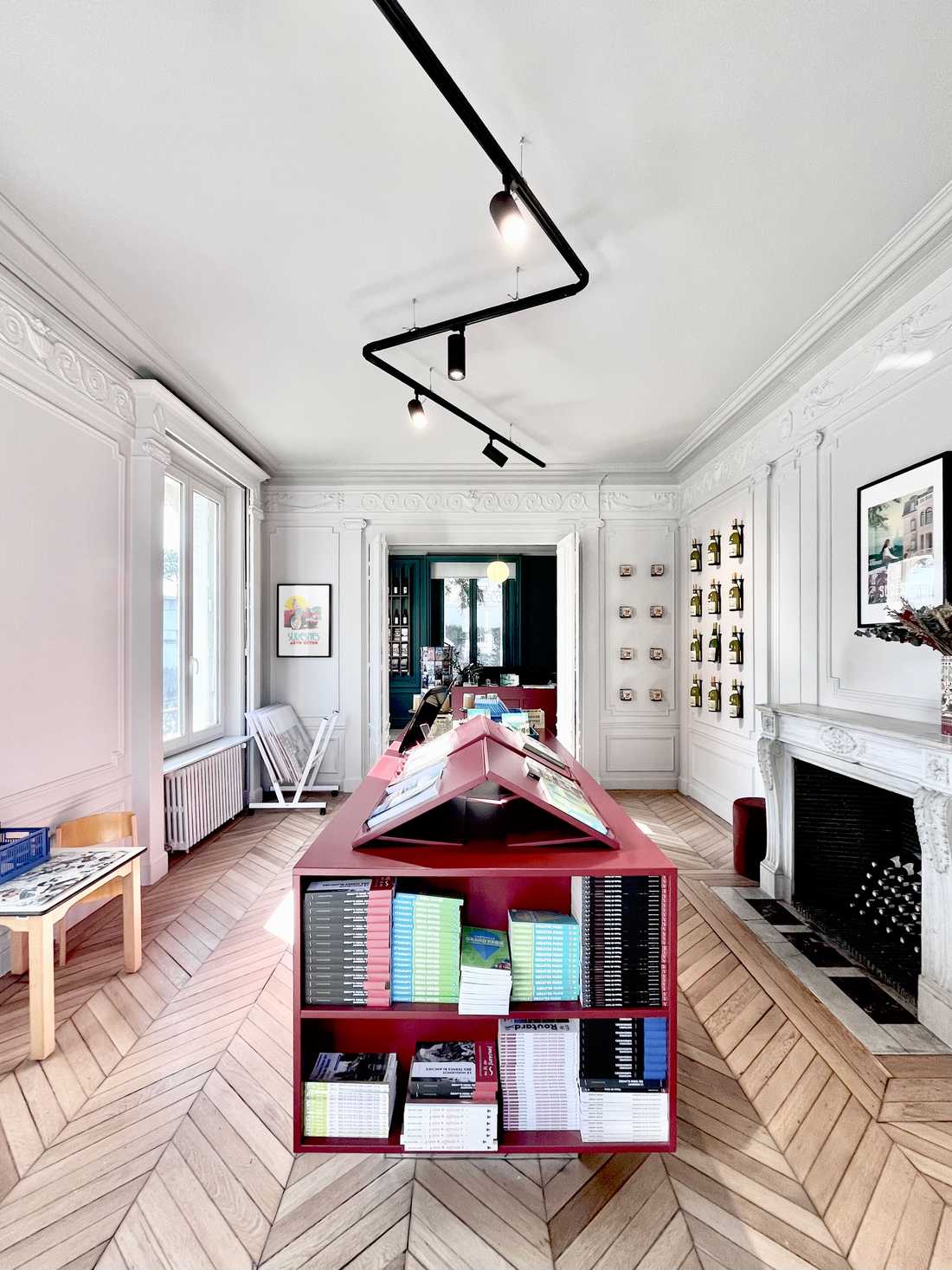 Aménagement de la boutique d'un musée par un architecte d'intérieur à Strasbourg