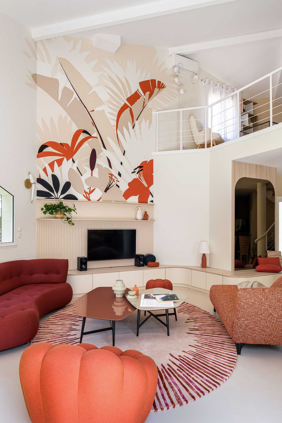 Fitting out the living room of a house purchased off-plan in Strasbourg