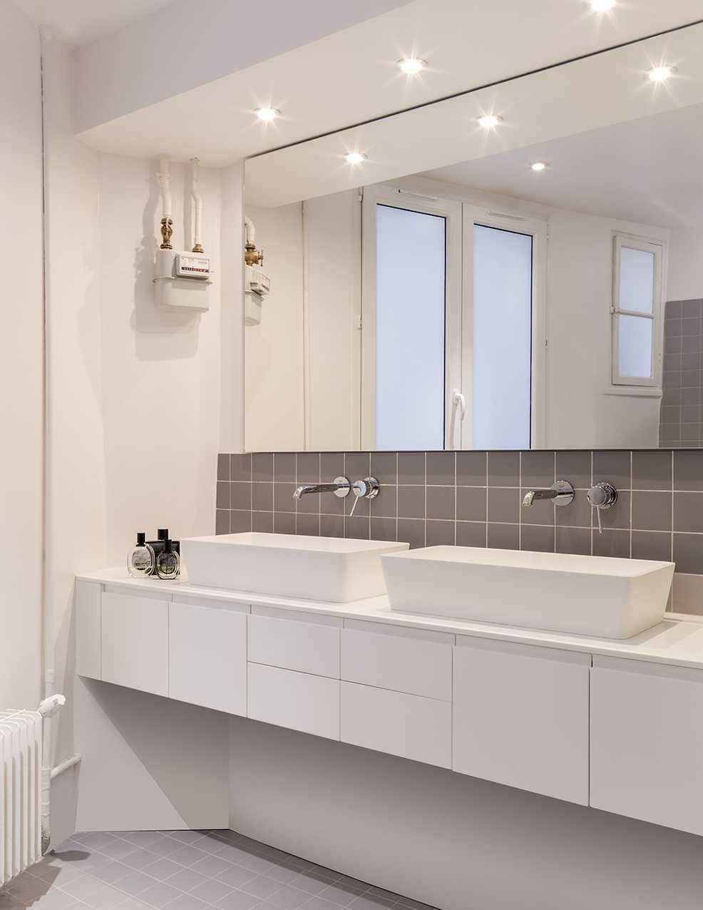 Salle de bain renovée par un architecte d'interieur à Strasbourg