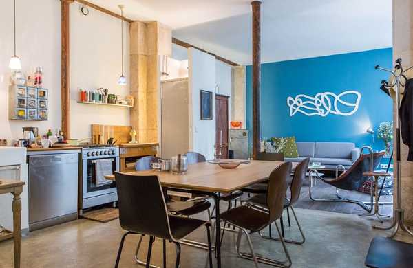 Relooking d'un appartement - loft en rez-de-chaussée par un décorateur d'intérieur à Strasbourg