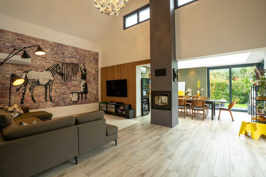 Décloisonnement d'une maison à Strabourg par un architecte d'intérieur