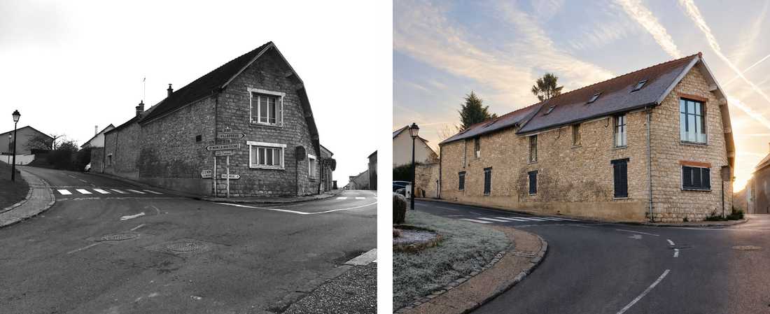 Rénovation d'un corps de ferme par un architecte en Alsace
