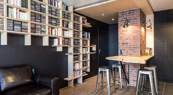 Avant Après architecture d'intérieur d'un appartement achetée en VEFA à Strasbourg