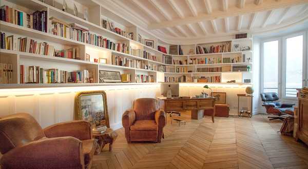 Rénovation d'un appartement haussmannien 250m2 par un architecte d'intérieur en photos avant - après