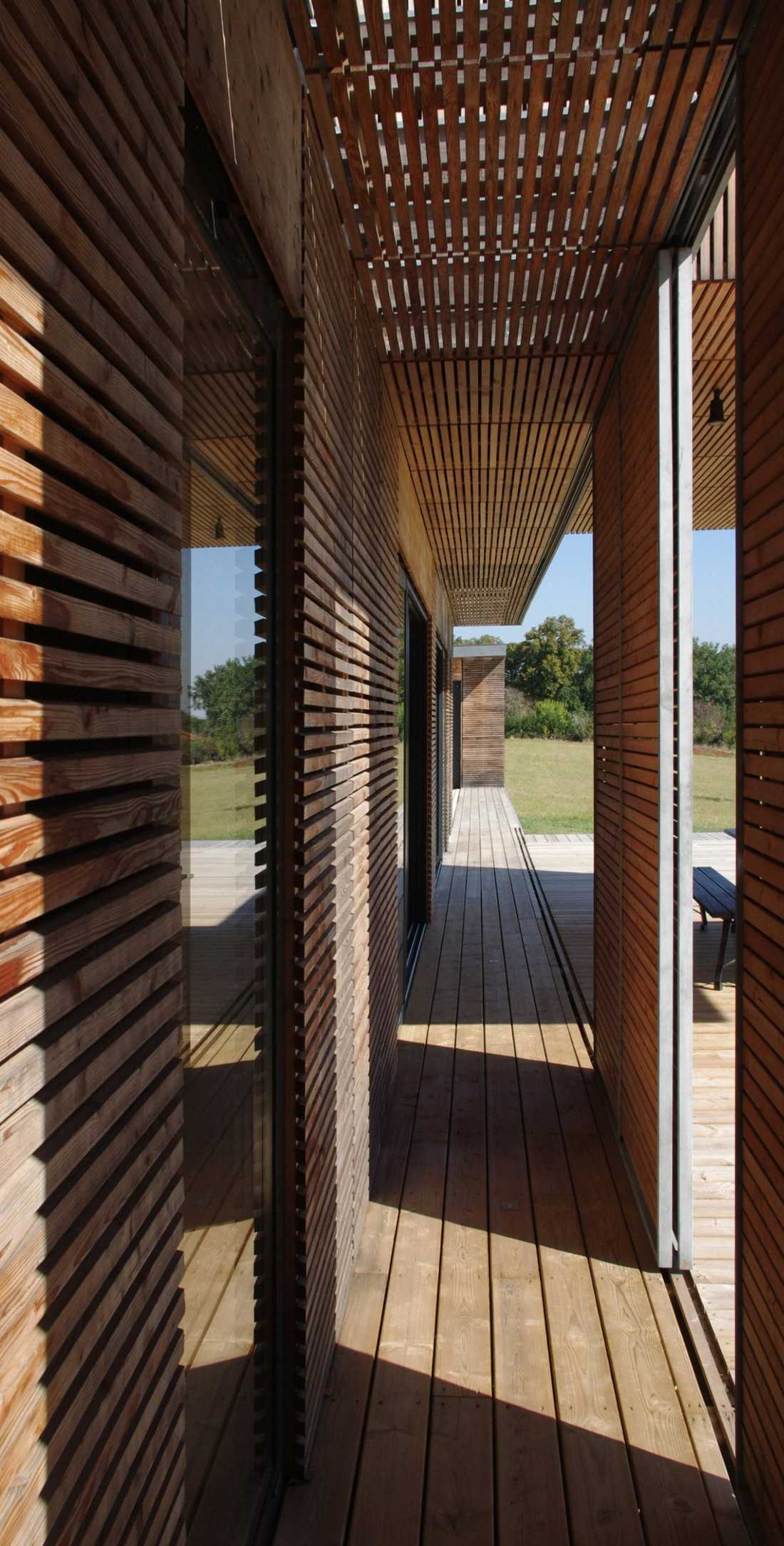 Extension ossature bois réalisée par un architecte en Alsace