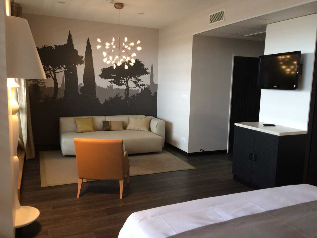 Chambre suite d'une maternité haut de gamme à Strasbourg