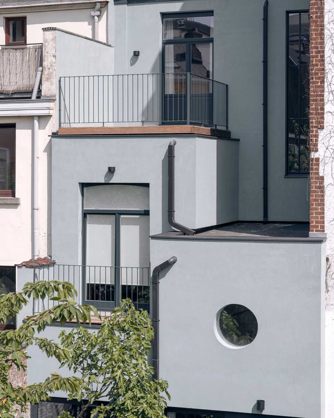 Extension d'une maison de ville conçue par un architecte à Strasbourg