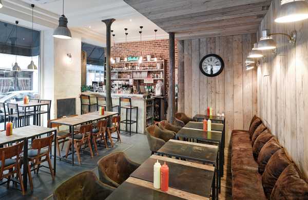 Aménagement d'un restaurant spécialisé dans les burgers par un architecte à Strasbourg