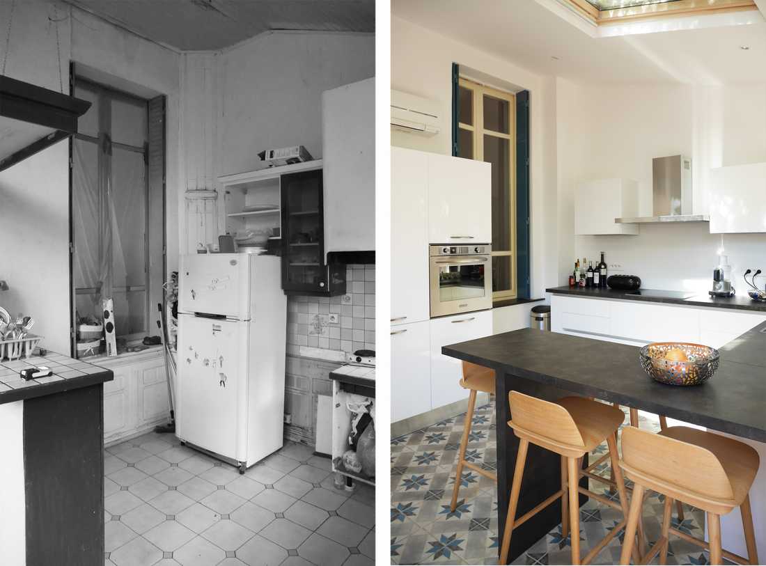 Rénovation de la cuisine d'une maison de ville à Strasbourg