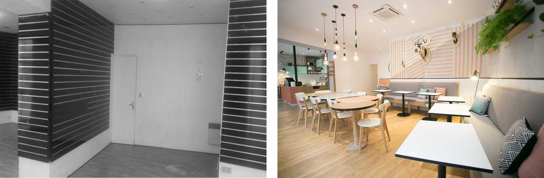 Avant-Après : Aménagement d'un espace de coworking à Strasbourg